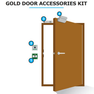 Door Accessories Kit - Gold